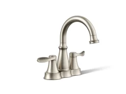 Centerset bathroom sink faucet, 1.2 gpm