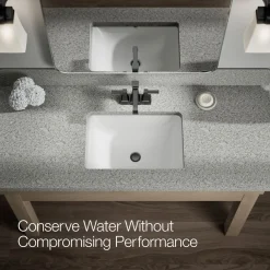 Centerset bathroom sink faucet, 1.2 gpm