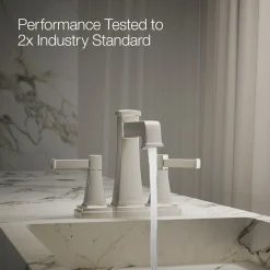 Centerset bathroom sink faucet, 1.2 gpm