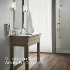 Centerset bathroom sink faucet, 1.2 gpm
