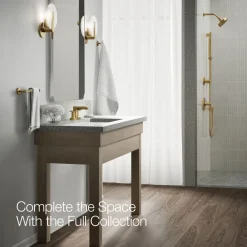 Centerset bathroom sink faucet, 1.2 gpm