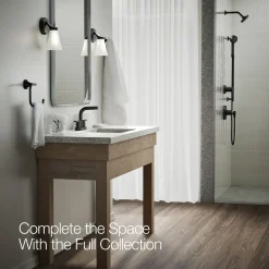Centerset bathroom sink faucet, 1.2 gpm