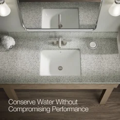 Centerset bathroom sink faucet, 1.2 gpm
