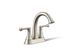 Centerset bathroom sink faucet, 1.2 gpm
