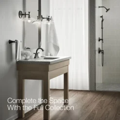 Centerset bathroom sink faucet, 1.2 gpm