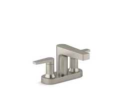 Centerset bathroom sink faucet, 1.2 gpm