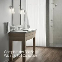 Centerset bathroom sink faucet, 1.2 gpm