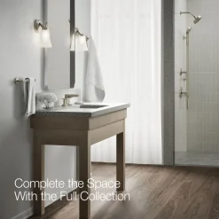 Centerset bathroom sink faucet, 1.2 gpm