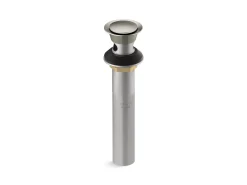 Clicker drain with overflow