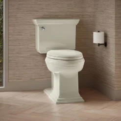 ContinuousClean ST two-piece elongated toilet with concealed trapway, 1.28 gpf