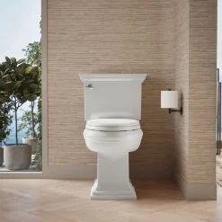 ContinuousClean ST two-piece elongated toilet with concealed trapway, 1.28 gpf