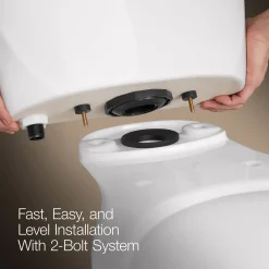 ContinuousClean ST two-piece elongated toilet, 1.28 gpf