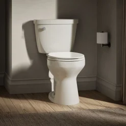ContinuousClean ST two-piece round-front toilet, 1.28 gpf