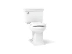 ContinuousClean two-piece round-front toilet, 1.28 gpf