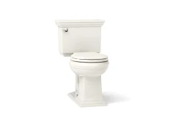 ContinuousClean two-piece round-front toilet, 1.28 gpf