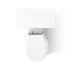 ContinuousClean two-piece round-front toilet, 1.28 gpf