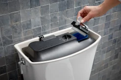 ContinuousClean XT two-piece elongated toilet with skirted trapway, 1.28 gpf