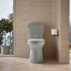 ContinuousClean XT two-piece elongated toilet with skirted trapway, 1.28 gpf