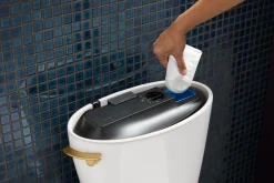 ContinuousClean XT two-piece elongated toilet with skirted trapway, 1.28 gpf