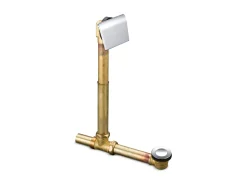 1-1/2" contoured pop-up drain and overflow for above- or through-the-floor installation