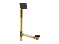 1-1/2" contoured pop-up drain and overflow for above- or through-the-floor installation