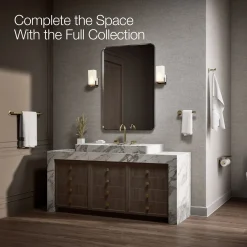 Covered double toilet paper holder