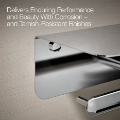 Covered double toilet paper holder