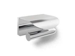 Covered toilet paper holder