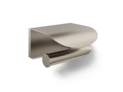 Covered toilet paper holder