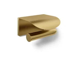 Covered toilet paper holder