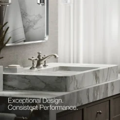 Cross bathroom sink faucet handles