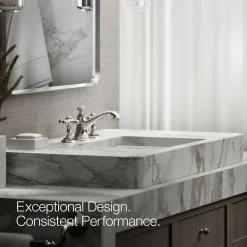 Cross bathroom sink faucet handles