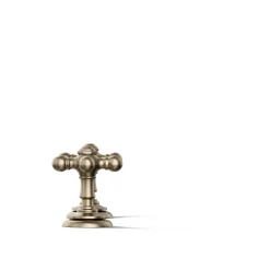 Cross bathroom sink faucet handles