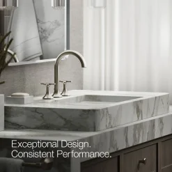 Cross bathroom sink faucet handles