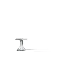 Cross bathroom sink faucet handles