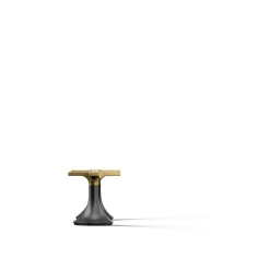 Cross bathroom sink faucet handles