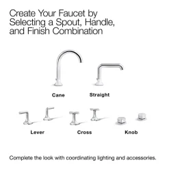 Cross bathroom sink faucet handles