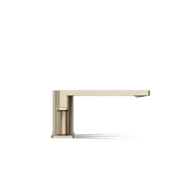 Deck-mount bath faucet