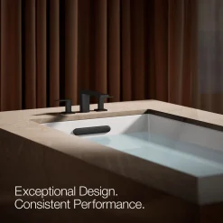 Deck-mount bath faucet