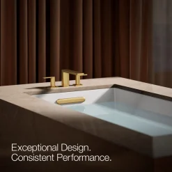 Deck-mount bath faucet