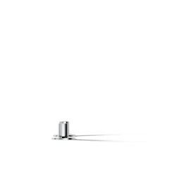Deck-mount bath faucet handles with Lever design