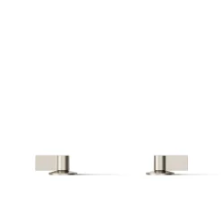 Deck-mount bath faucet handles with Lever design