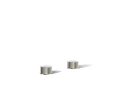 Deck-mount bath faucet handles with Oyl design