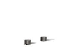 Deck-mount bath faucet handles with Oyl design