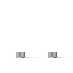 Deck-mount bath faucet handles with Oyl design