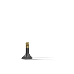 Deck-mount bath faucet handles with Lever design