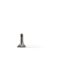 Deck-mount bath faucet handles with Lever design