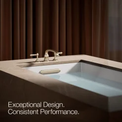 Deck-mount bath faucet handle trim with Lever design