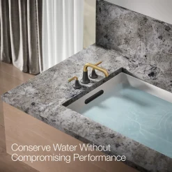Deck-mount bath faucet trim