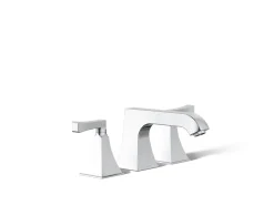 Deck-mount bath faucet trim